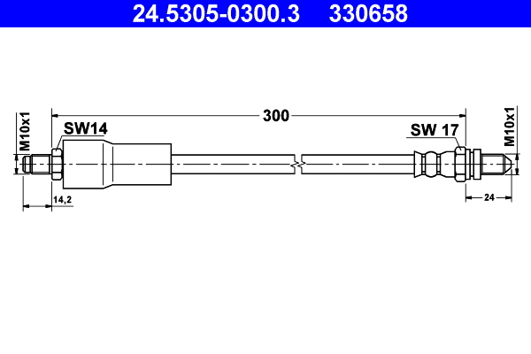 ATE 24.5305-0300.3 Bremsschlauch