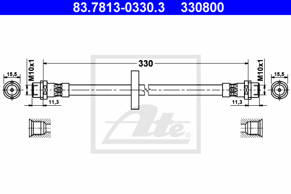 ATE 83.7813-0330.3 Brzdová...
