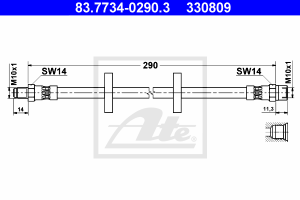 ATE 83.7734-0290.3 Brzdová...