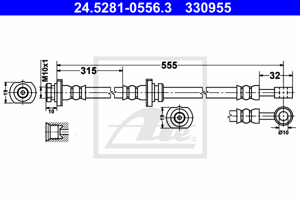 ATE 24.5281-0556.3 Brzdová...