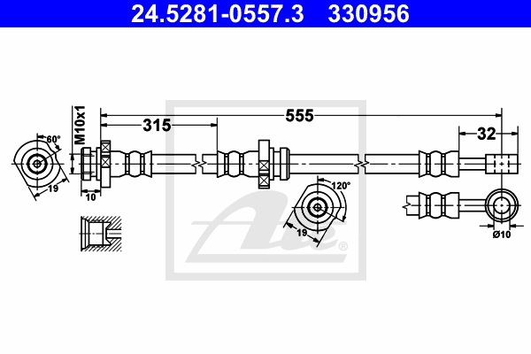 ATE 24.5281-0557.3 Brzdová...