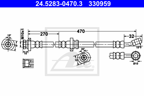 ATE 24.5283-0470.3 Brzdová...