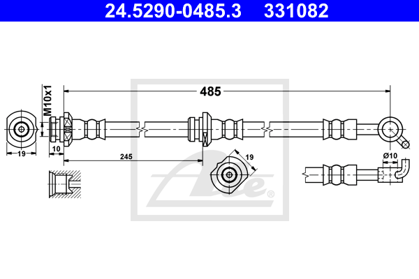 ATE 24.5290-0485.3 Brzdová...