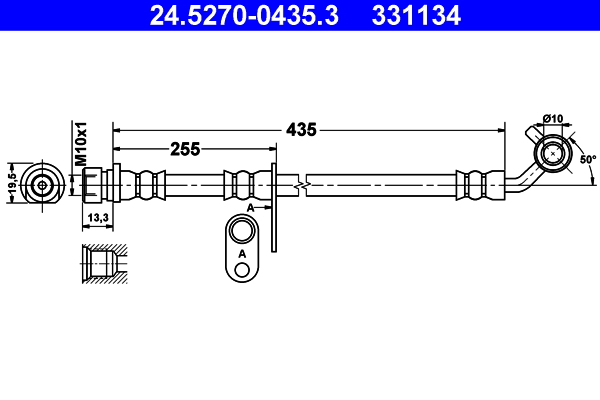 ATE 24.5270-0435.3 Bremsschlauch