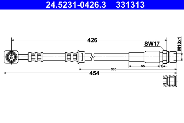 ATE 24.5231-0426.3 Bremsschlauch