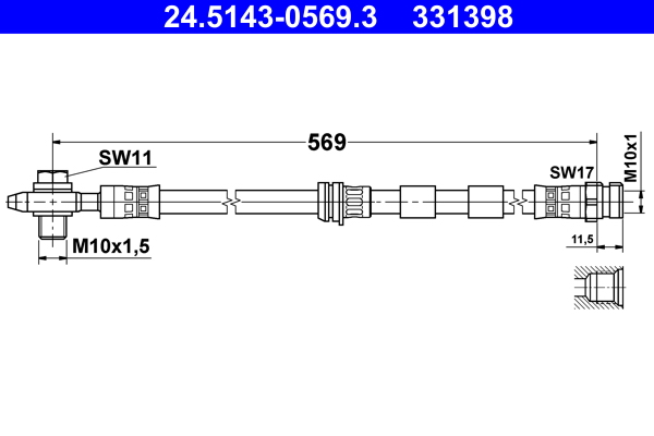 ATE 24.5143-0569.3 Furtun...