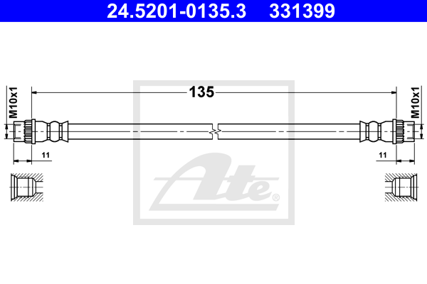 ATE 24.5201-0135.3 Brzdová...