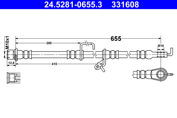 ATE 24.5281-0655.3 Bremsschlauch