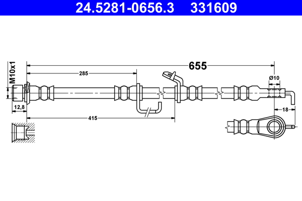 ATE 24.5281-0656.3 Bremsschlauch