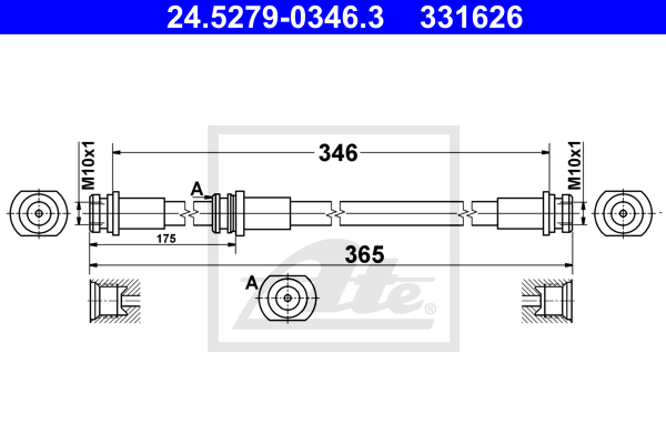 ATE 24.5279-0346.3 Brzdová...