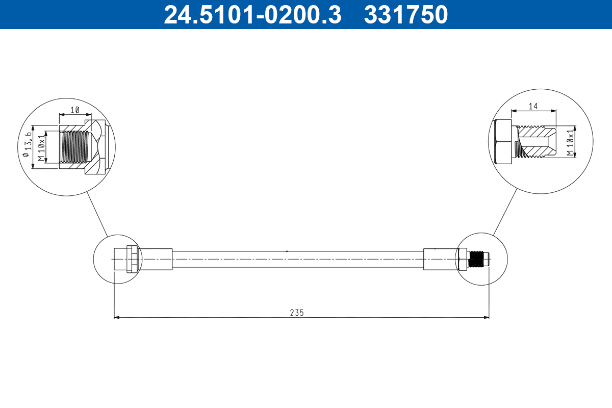 ATE 24.5101-0200.3 Brzdová...