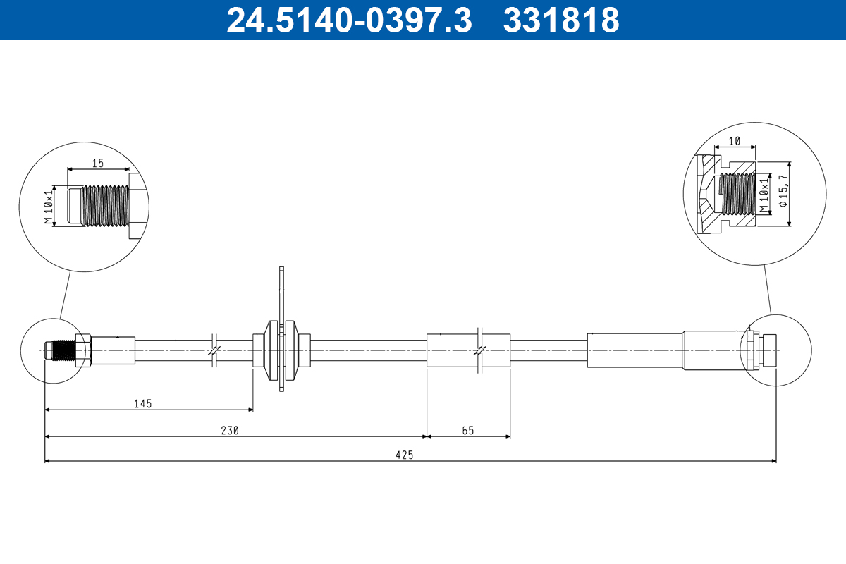 ATE 24.5140-0397.3 Brake...