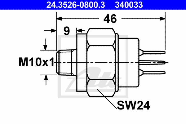 ATE 24.3526-0800.3 Interruttore luce freno