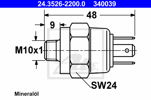 ATE 24.3526-2200.0 Spínač,...