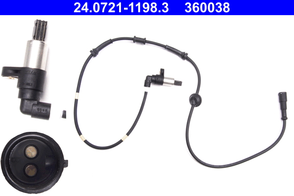 ATE 24.0721-1198.3 Sensor, Raddrehzahl