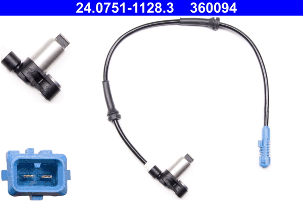 ATE 24.0751-1128.3 Sensor, Raddrehzahl