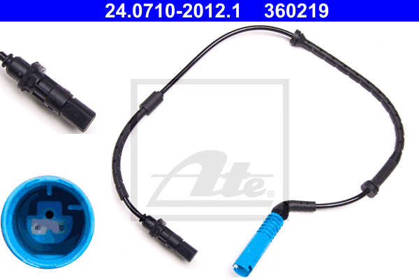 ATE 24.0710-2012.1 Sensore, N° giri ruota-Sensore, N° giri ruota-Ricambi Euro