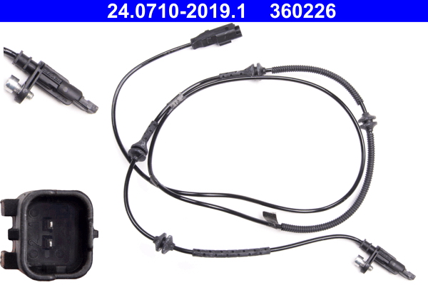 ATE 24.0710-2019.1 Sensor, wheel speed