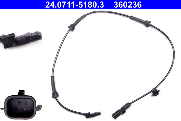 ATE 24.0711-5332.3 Sensor, ABS