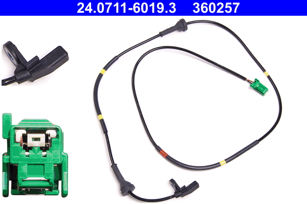 ATE 24.0711-6019.3 Sensor, Raddrehzahl