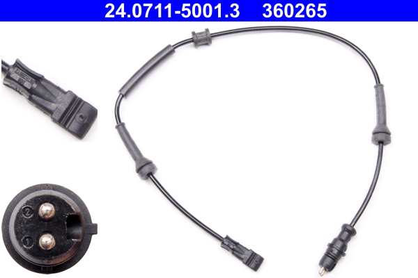 ATE 24.0711-5001.3 Sensor, Raddrehzahl