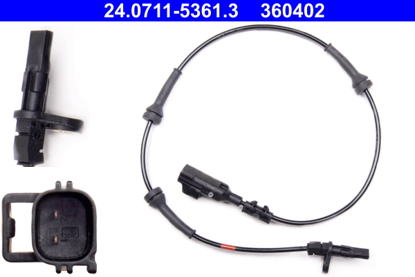 ATE 24.0711-5361.3 Sensor, Raddrehzahl