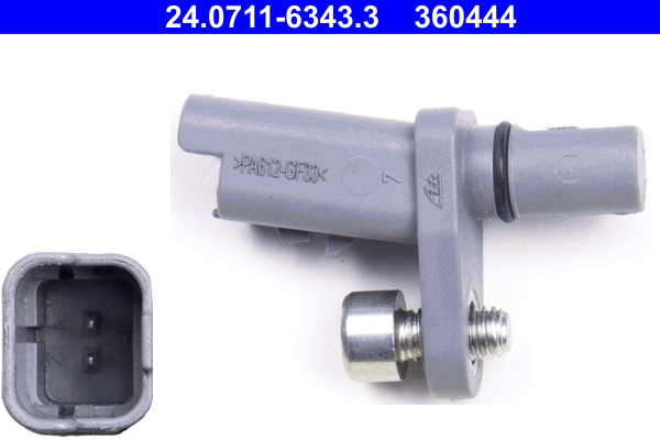 ATE 24.0711-6343.3 érzékelő, kerékfordulatszám CITROËN PEUGEOT