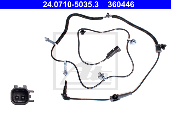 ATE 24.0710-5035.3 Sensore, N° giri ruota