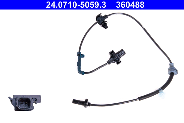 ATE 24.0711-6282.3 Sensor, ABS