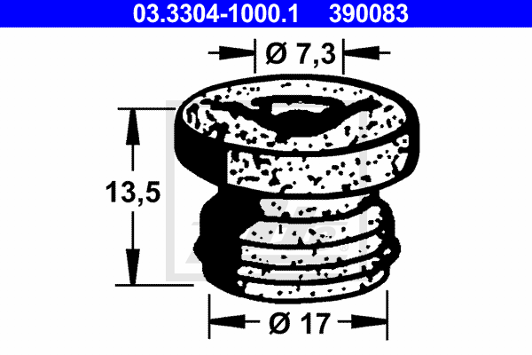 ATE 03.3304-1000.1 Tappo, Serbatoio liquido freni