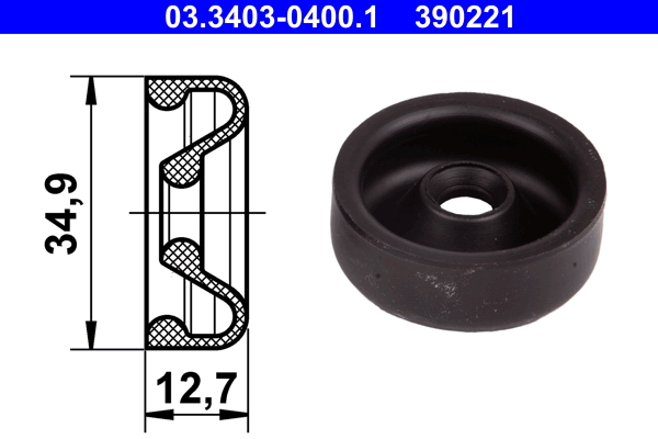 ATE 03.3403-0400.1 Manschette, Radbremszylinder