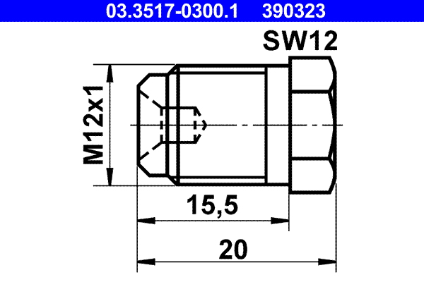 Verschlussschraube, Hauptbremszylinder
