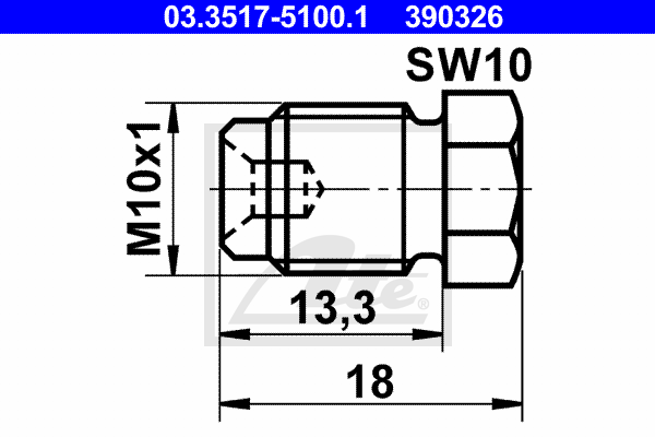 ATE 03.3517-5100.1 Závitová...