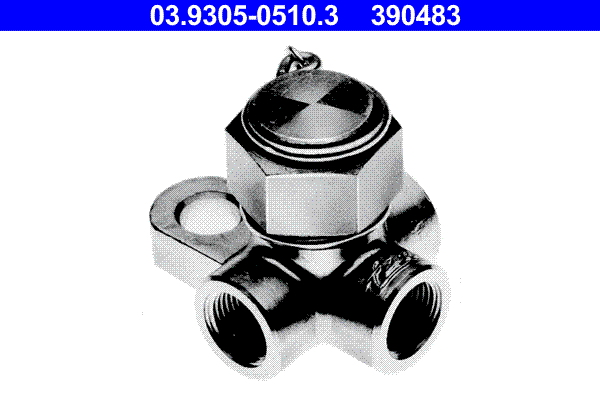 ATE 03.9305-0510.3 Prüfanschluss, Rohrleitungen