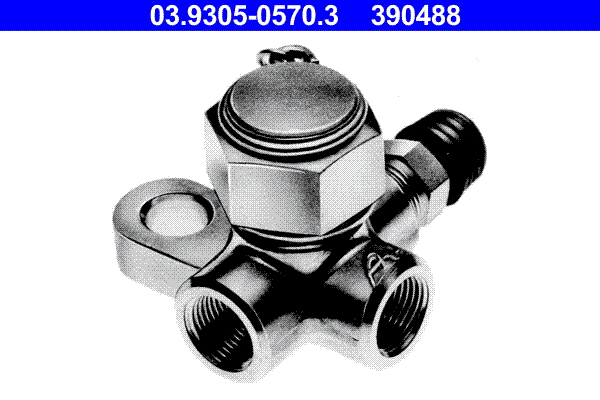 ATE 03.9305-0570.3 Prüfanschluss, Rohrleitungen