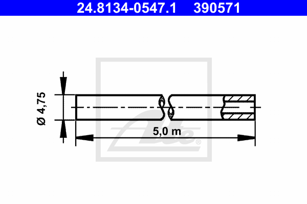 ATE 24.8134-0547.1 Brzdové...