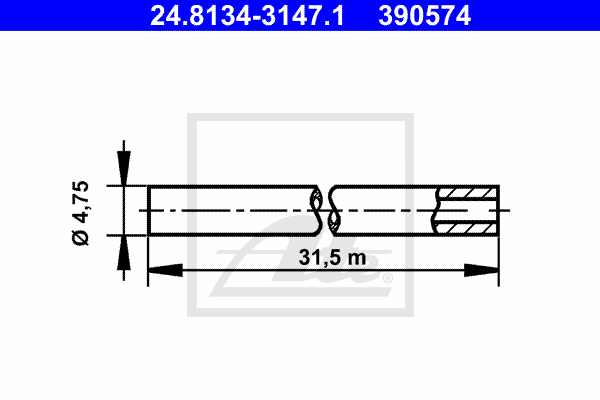 ATE 24.8134-3147.1 Brzdové...