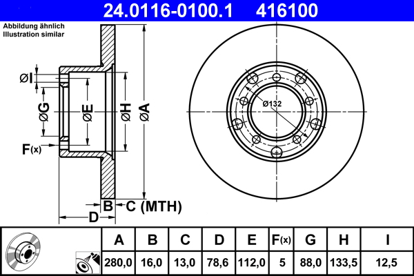 ATE 24.0116-0100.1 Disque...