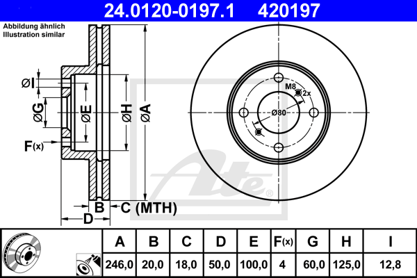 ATE 24.0120-0197.1 Discofreno