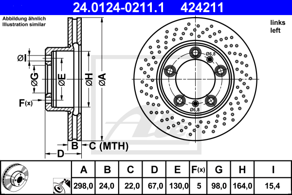 ATE 24.0124-0211.1 Brzdový...