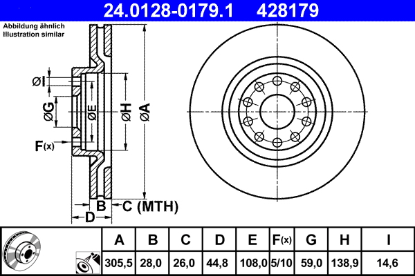 ATE 24.0128-0179.1 Disque...