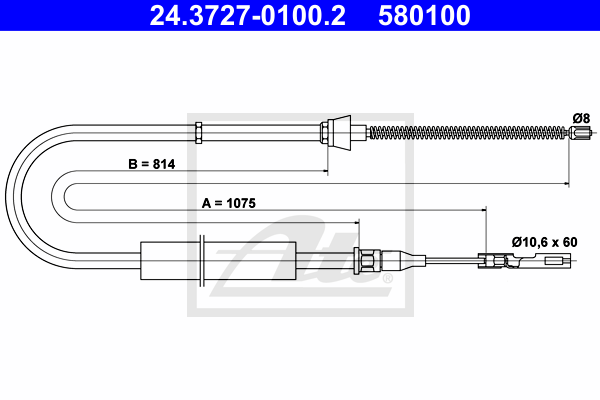 ATE 24.3727-0100.2 Seilzug,...