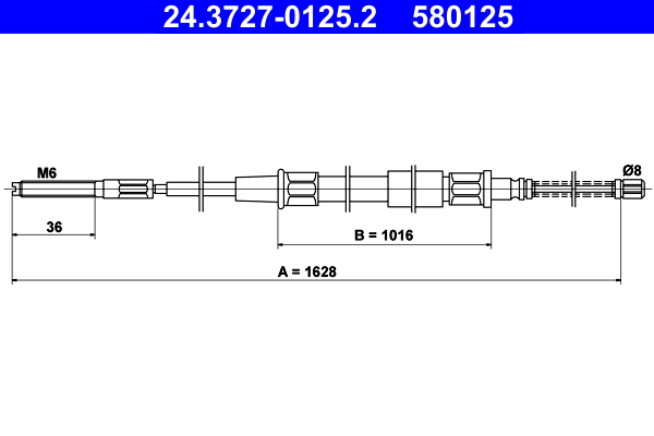 ATE 24.3727-0125.2 Cable...