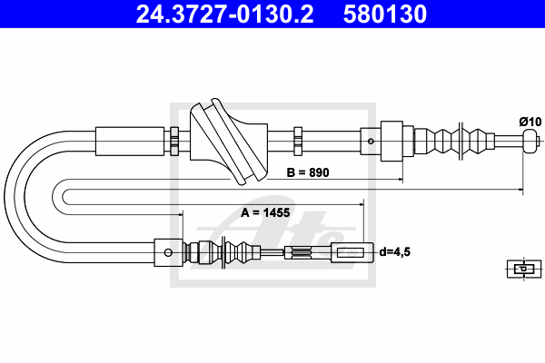 ATE 24.3727-0130.2 Seilzug,...