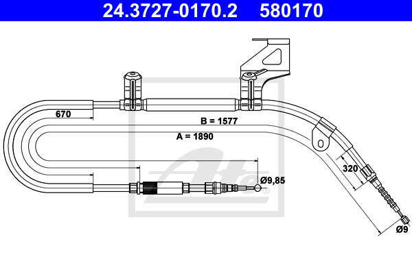 ATE 24.3727-0170.2 huzal,...