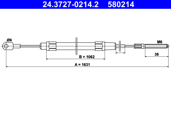 ATE 24.3727-0214.2 Cablu,...