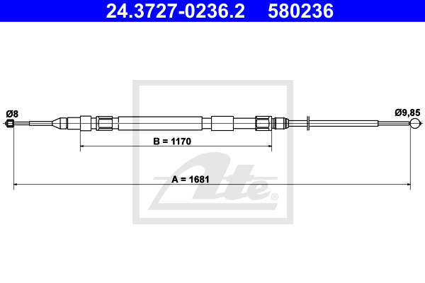 ATE 24.3727-0236.2 huzal,...