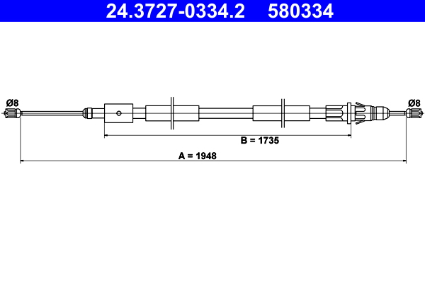 ATE 24.3727-0334.2 Cable...