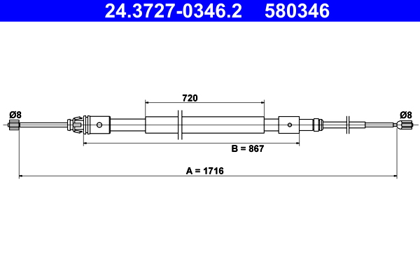 ATE 24.3727-0346.2 Cable...