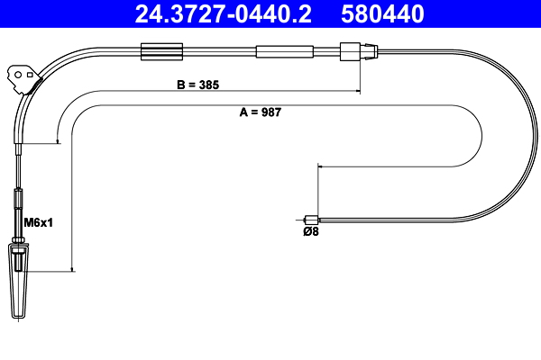 ATE 24.3727-0440.2 Cable...